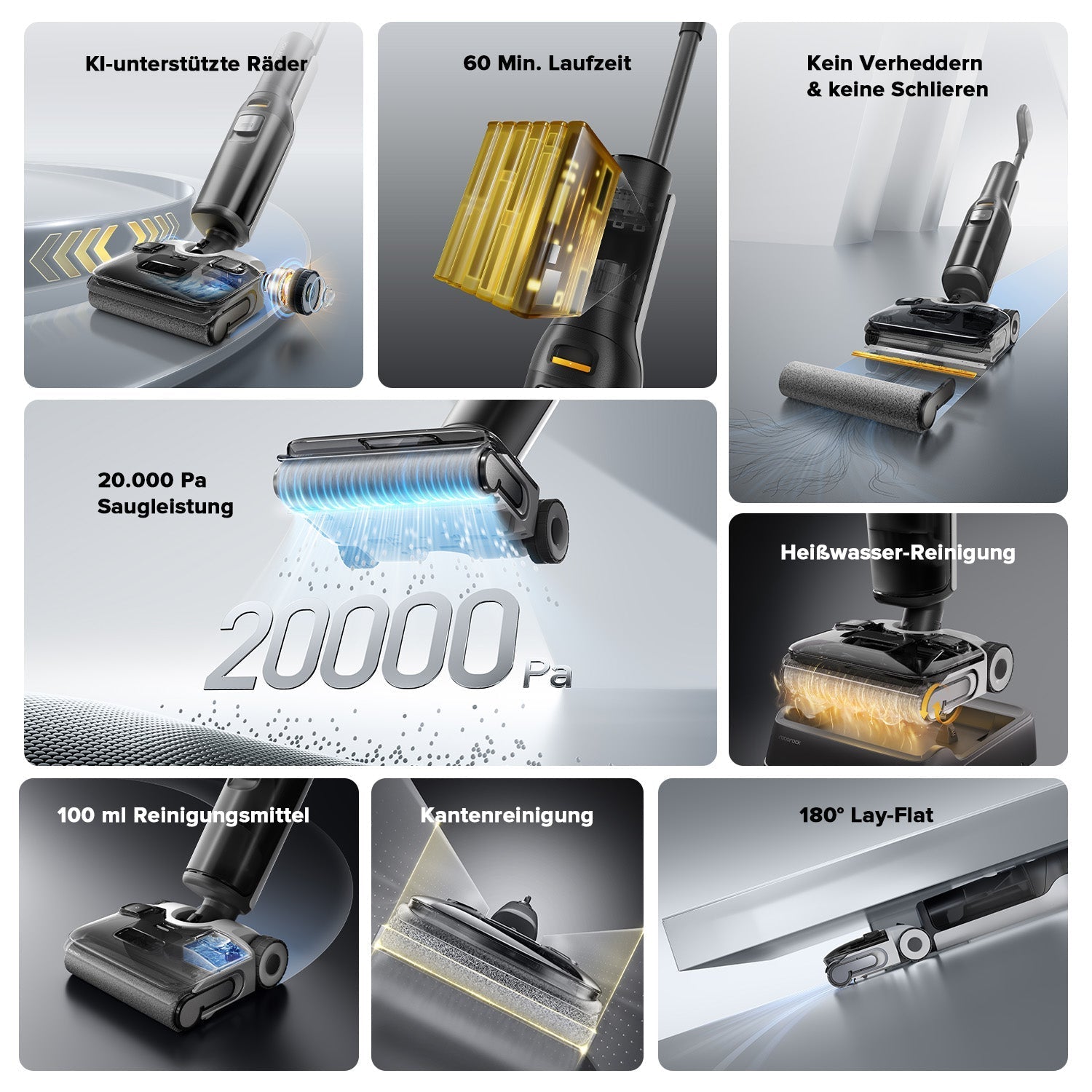 Roborock F25 ACE & F25 ALT Nass-Trockenstaubsauger
