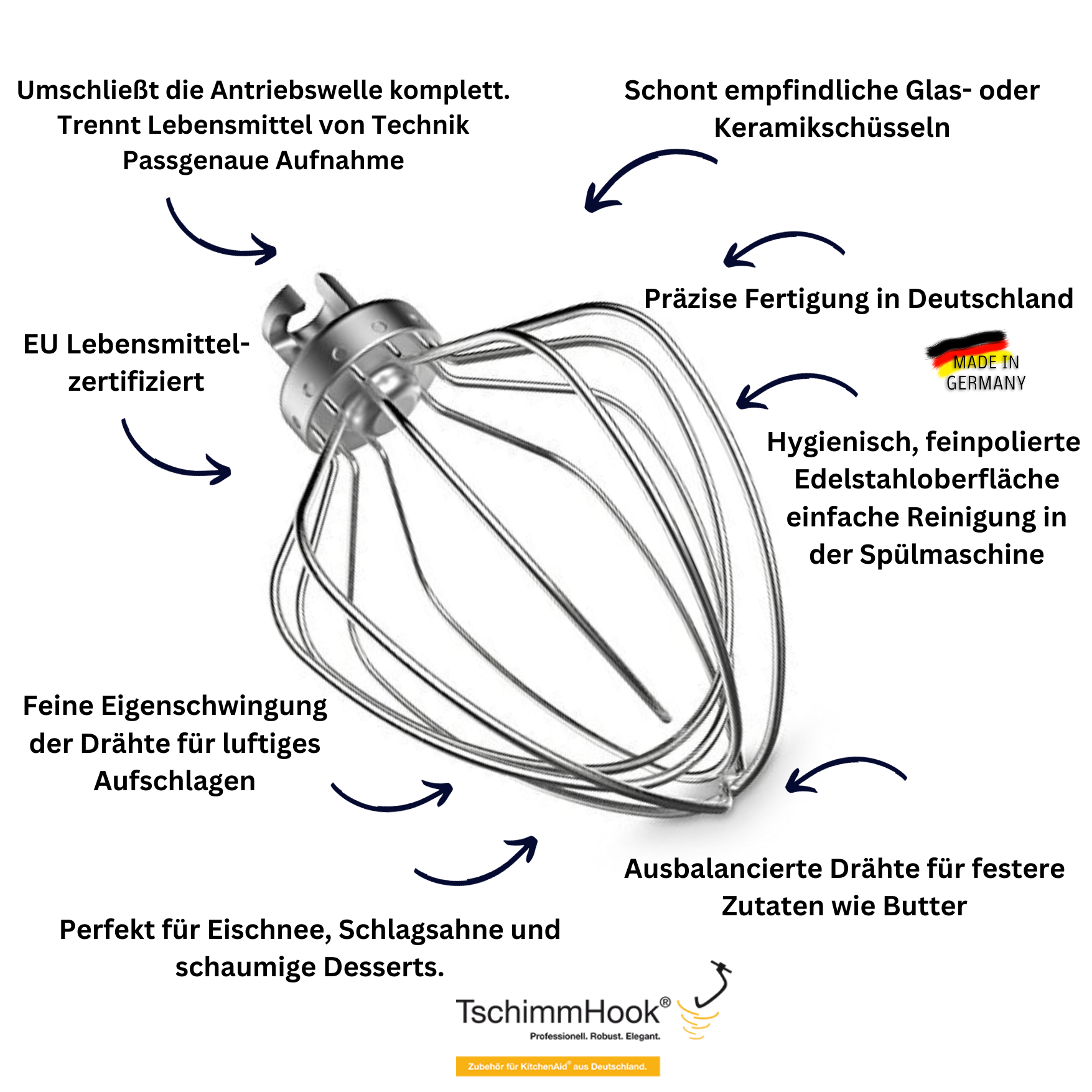 TschimmWhip Schneebesen TH45 SW