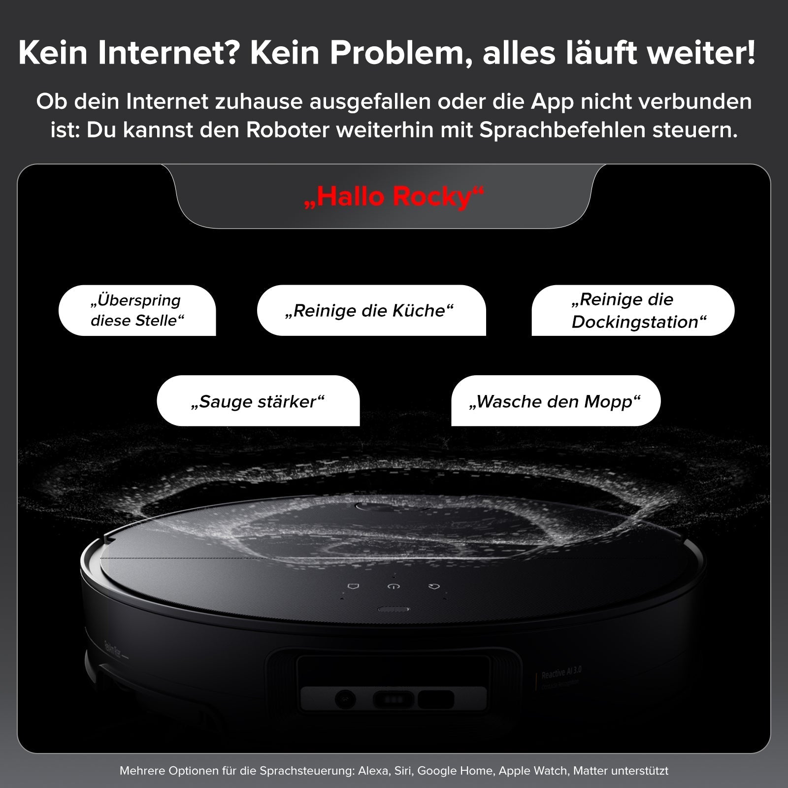 Roborock Saros 10 Saugroboter mit Dual Anti-Tangle System