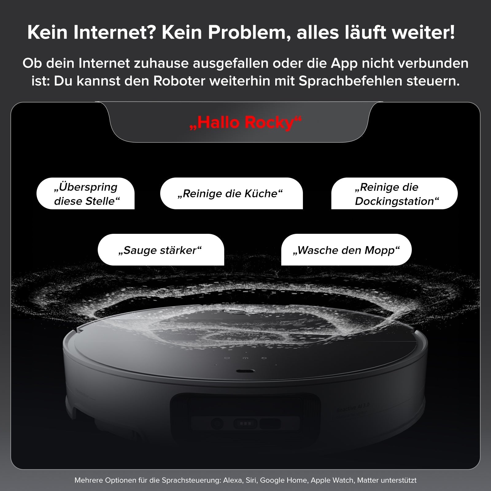 Roborock Saros 10 Saugroboter mit Dual Anti-Tangle System
