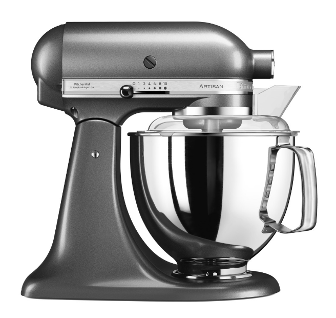 KitchenAid 4,8 L 5KSM175 Artisan Küchenmaschine Pastalover mit Nudelwalzen 3er- Set