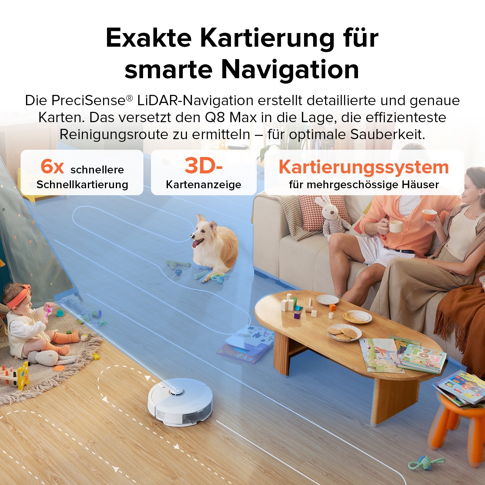 Roborock Q8 Max Saug- und Wischroboter