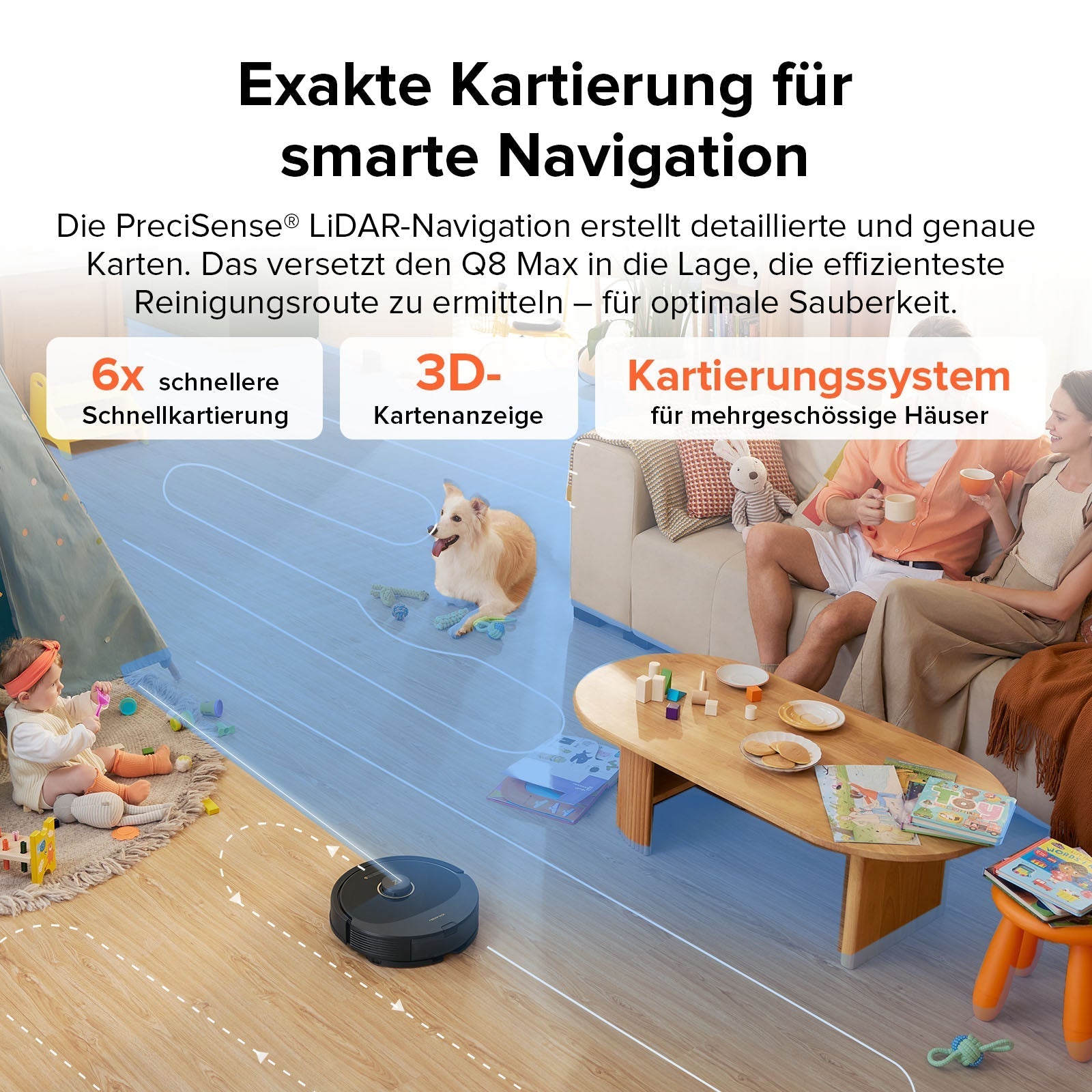Roborock Q8 Max Saug- und Wischroboter