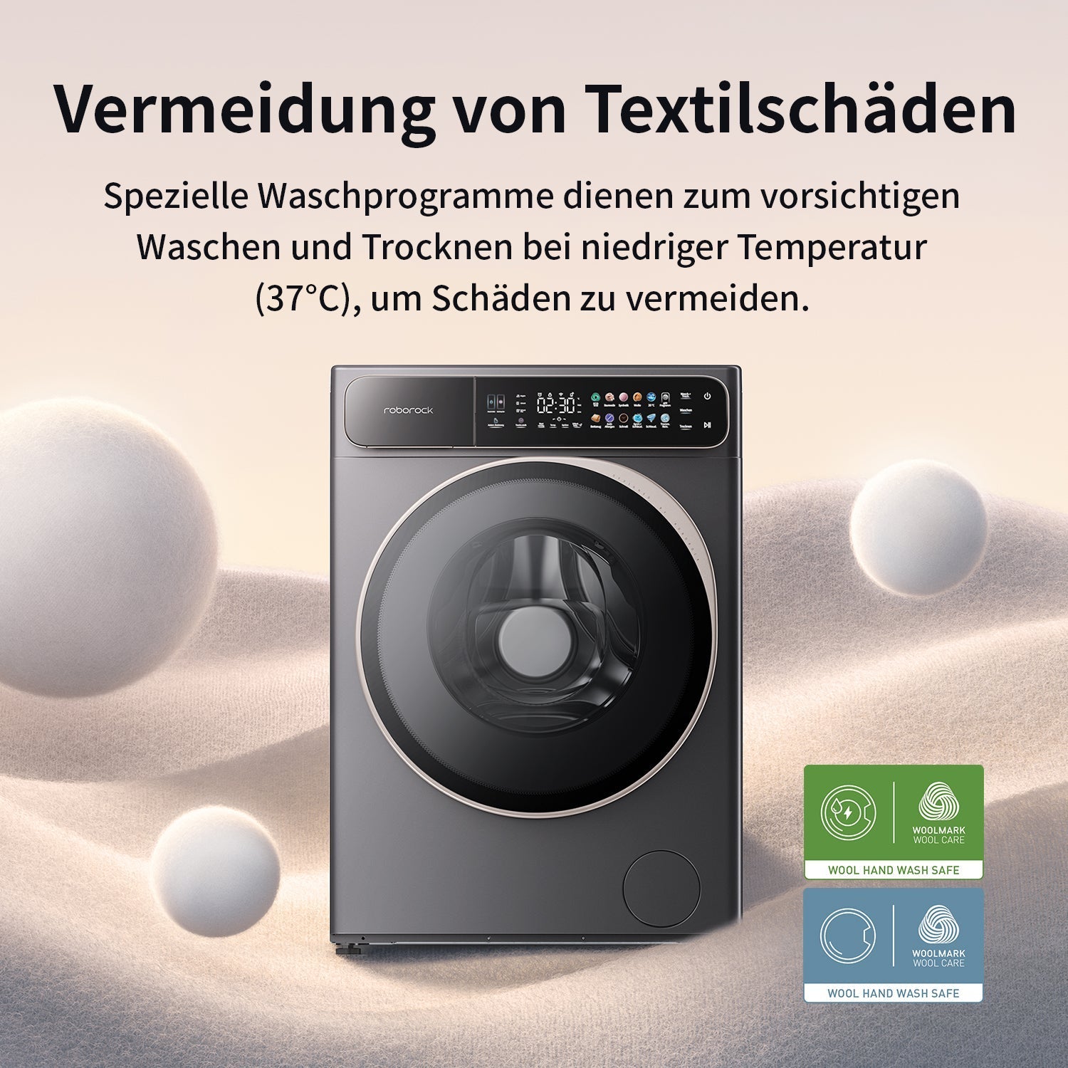 Roborock Zeo One Waschtrockner mit der Zeo-Cycle® Trocknungstechnologie