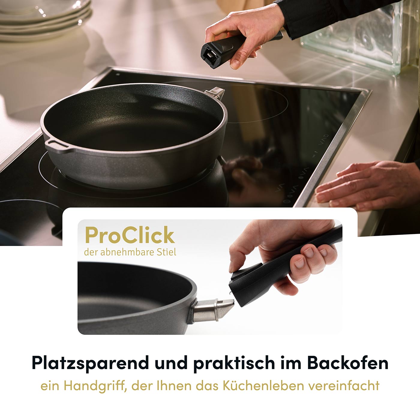 Grillpfanne eckig 28x28 cm I Deckel optional