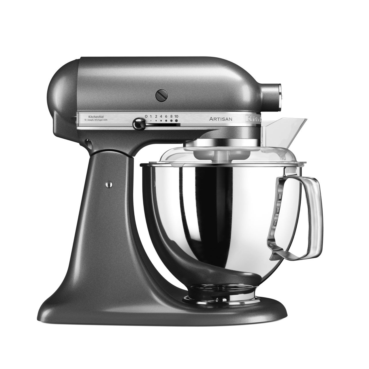 KitchenAid 4,8 L 5KSM175 Artisan Küchenmaschine Beginnerset mit Gemüseschneider