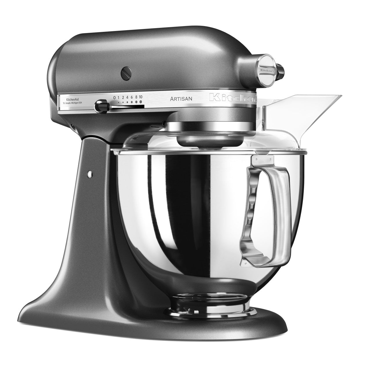 KitchenAid 4,8 L 5KSM175 Artisan Küchenmaschine Beginnerset mit Gemüseschneider