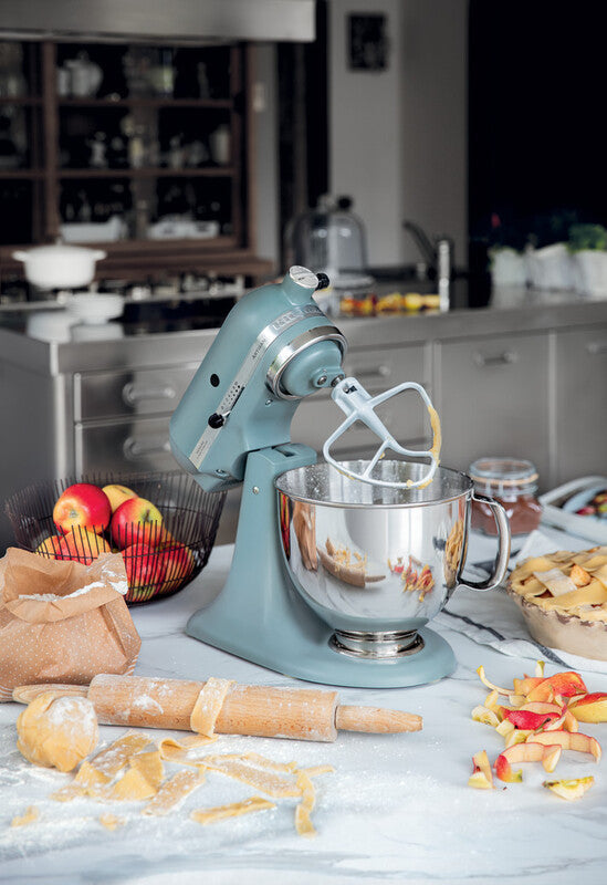 KitchenAid 4,8 L 5KSM175 Artisan Küchenmaschine Breadlover mit Messerschmidt Getreidemühlenvorsatz + Brotbackschüssel
