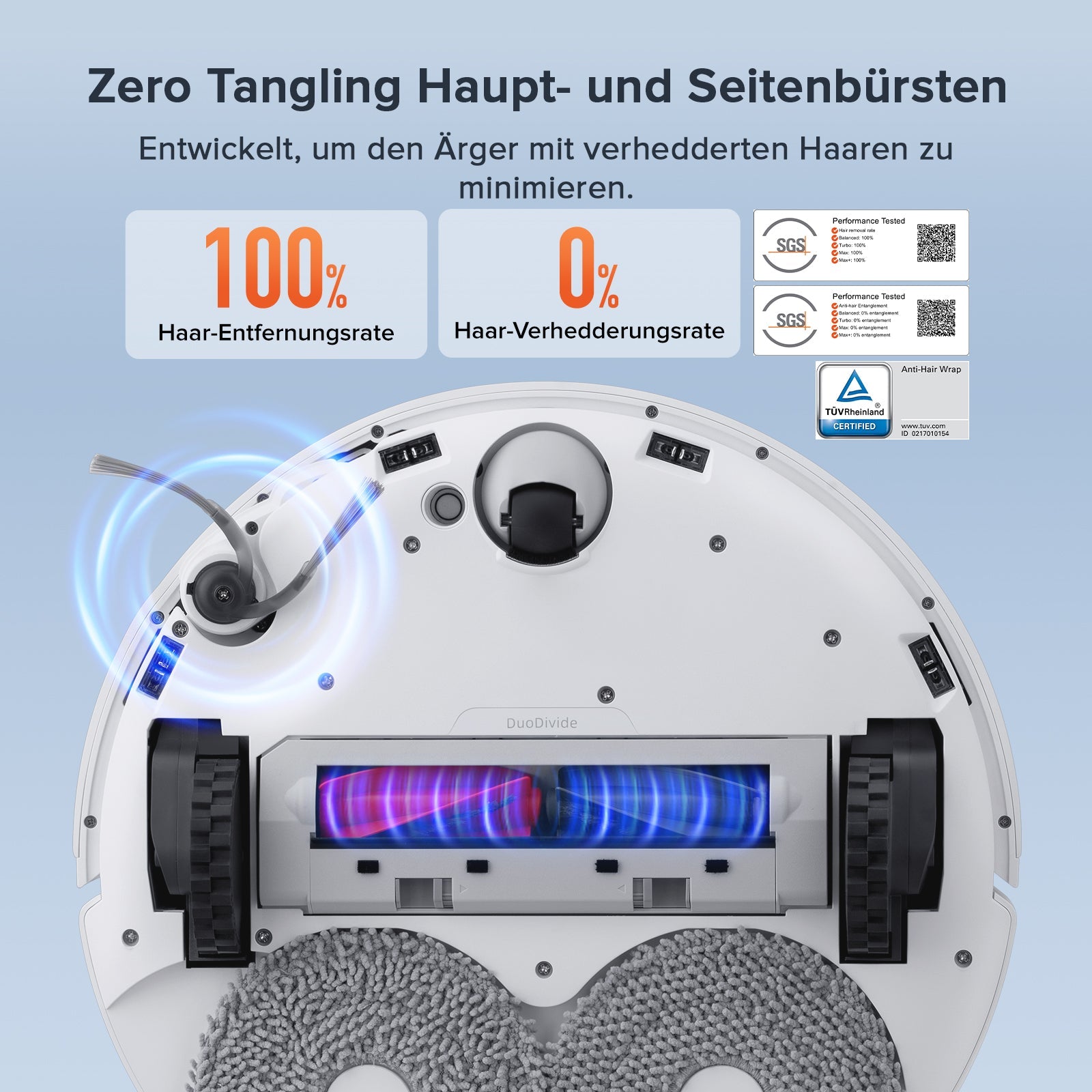 Roborock Qrevo Curv S5X Saugroboter mit DuoDivide® Hauptbürste und Multifunktions-Dockingstation 3.0
