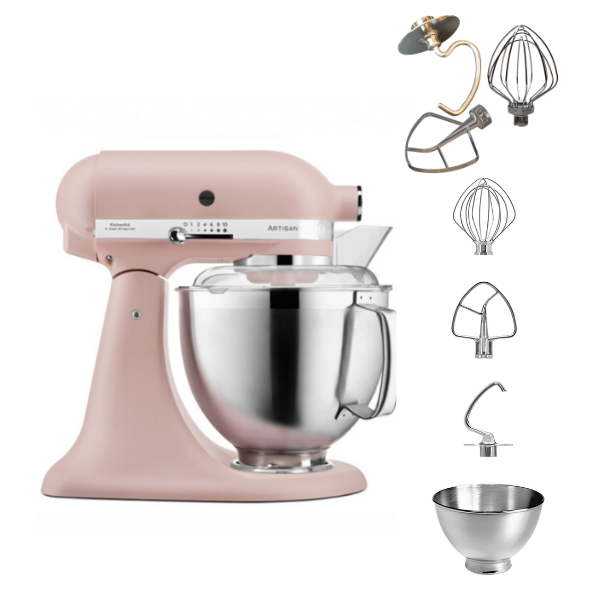 KitchenAid 4,8 L 5KSM185 Artisan Küchenmaschine Tschimmlover TschimmWhip,TschimmHook,TschimmBeat
