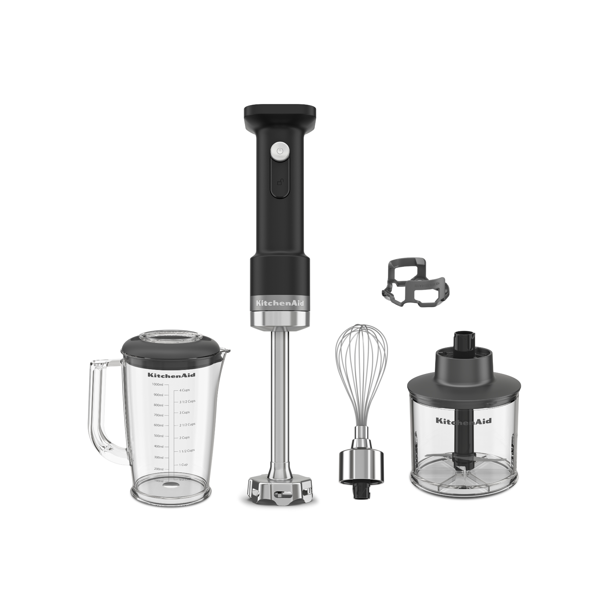 KitchenAid Go Cordless Stabmixer mit Zubehör 5KHBRV