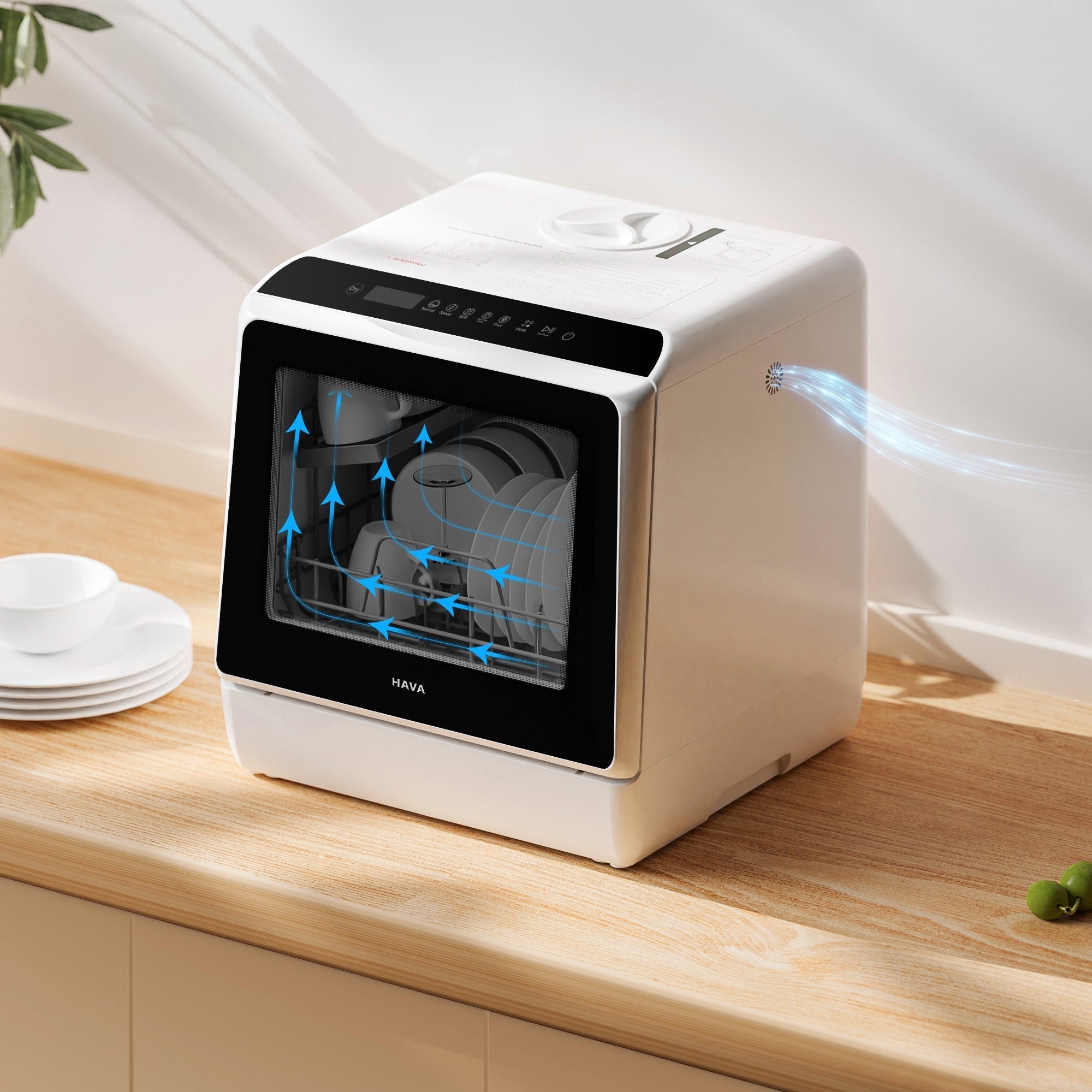 R01 Compact Countertop Dishwasher