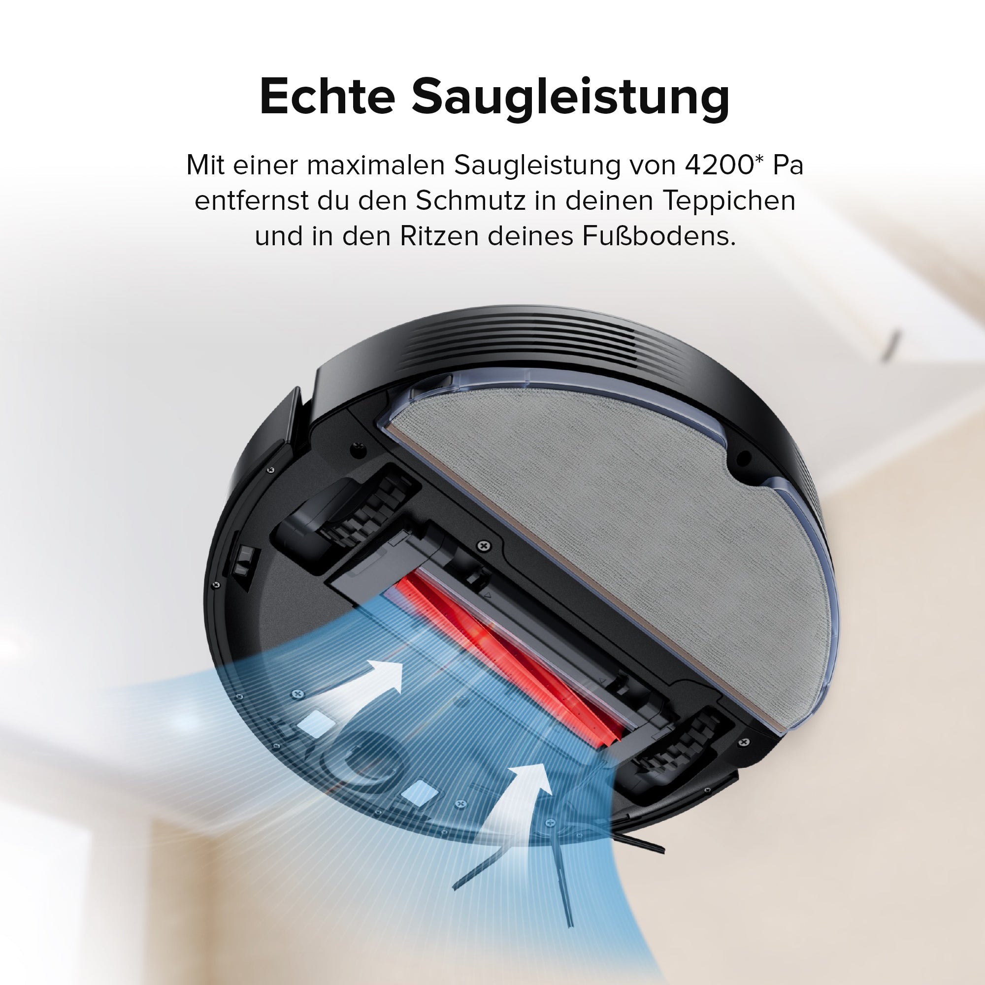 Roborock Q7 Max+ Saug- und Wischroboter mit Auto-Entleerungsstation