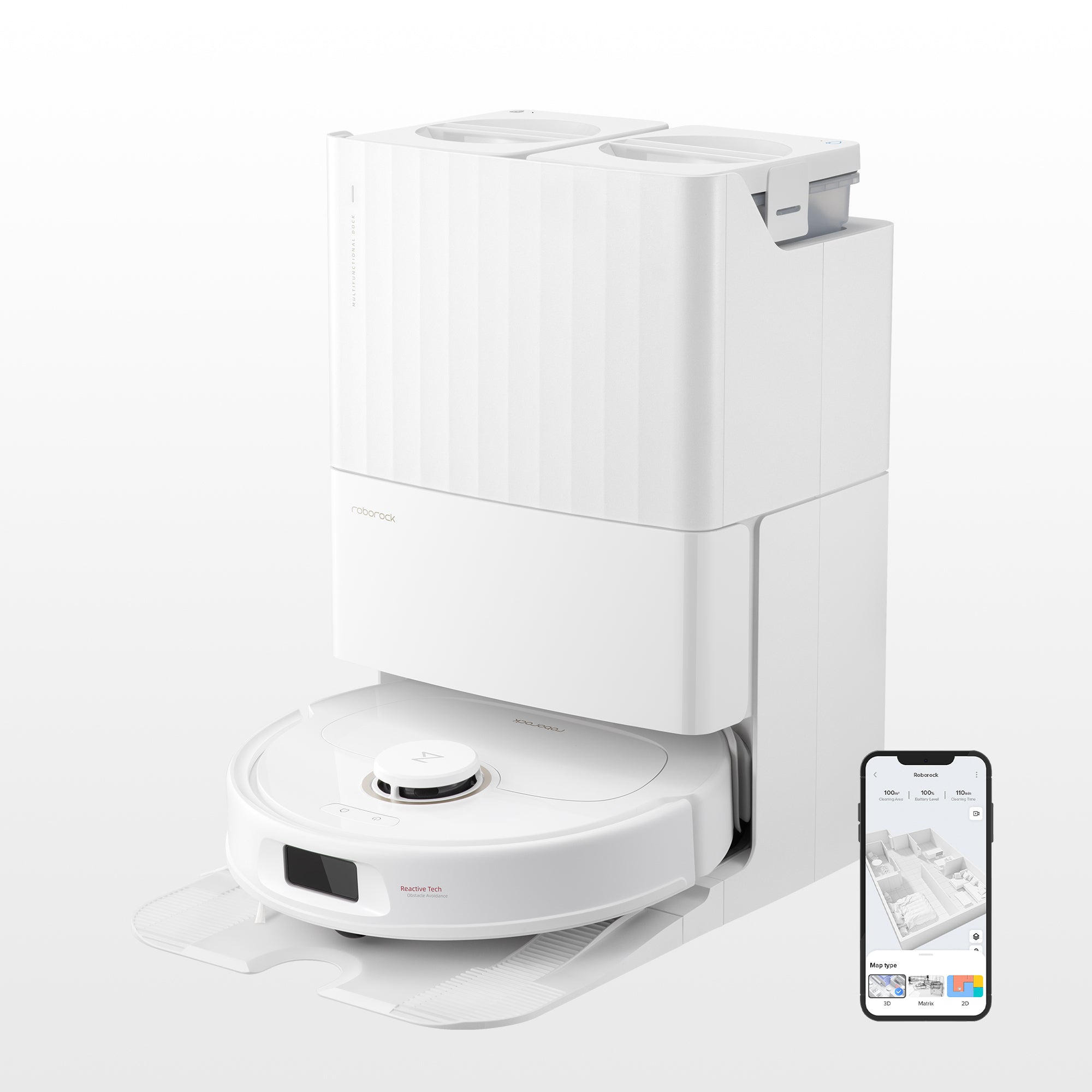 Roborock Qrevo Pro Saugroboter mit Multifunktions-Dockingstation 2.0