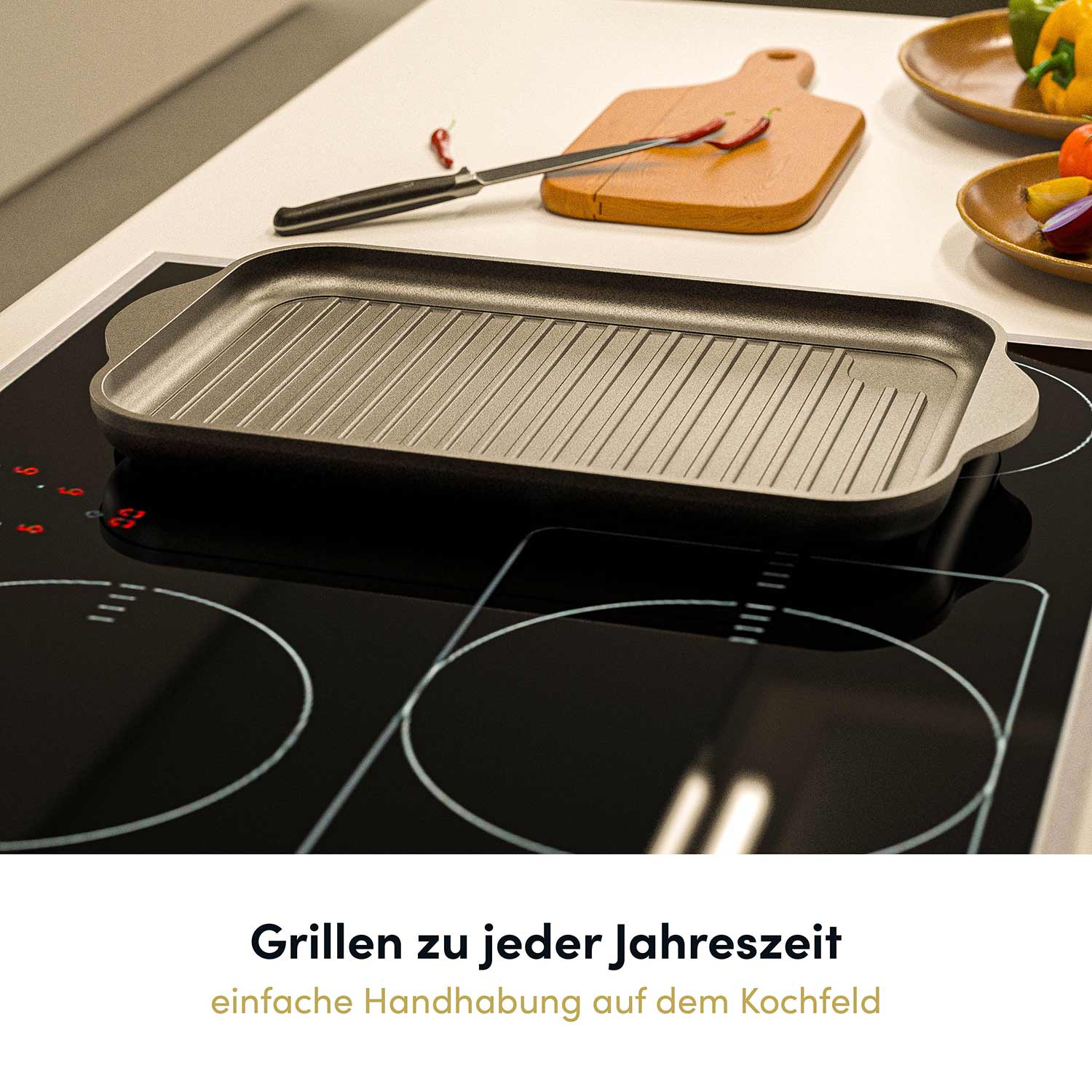 Grillplatte 37x23 cm