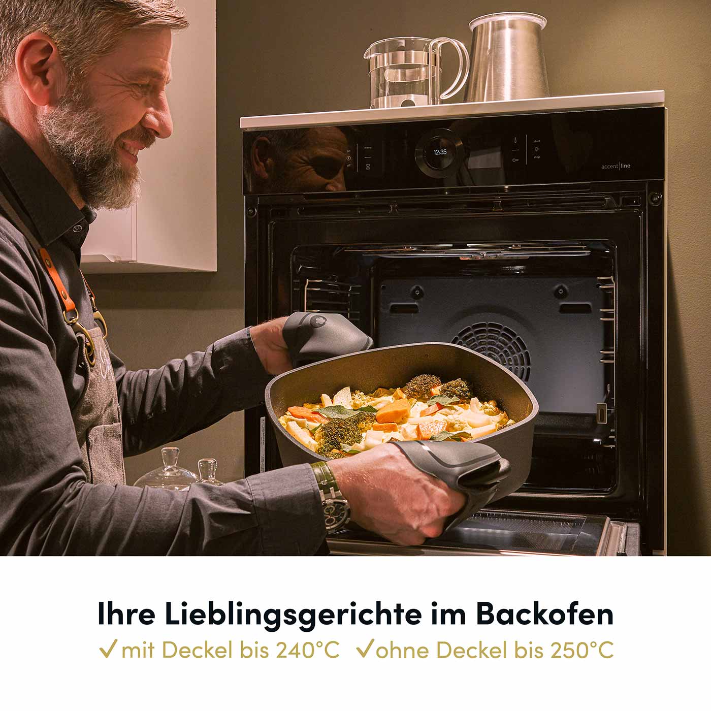 Kochtopf hoch Ø 28 cm I Deckel optional